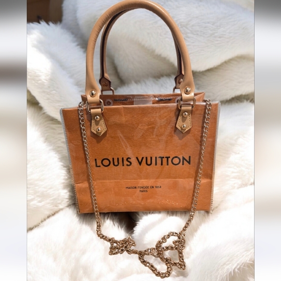 Louis Vuitton Handbags - Louis Vuitton LV Small Shopping Tote Bag Crossbody Bag With PVC Cover